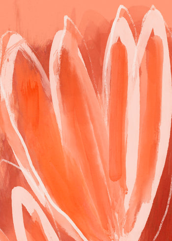 Canvastavla - Terracotta Bloom