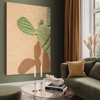 Canvastavla - Cactus Shadow