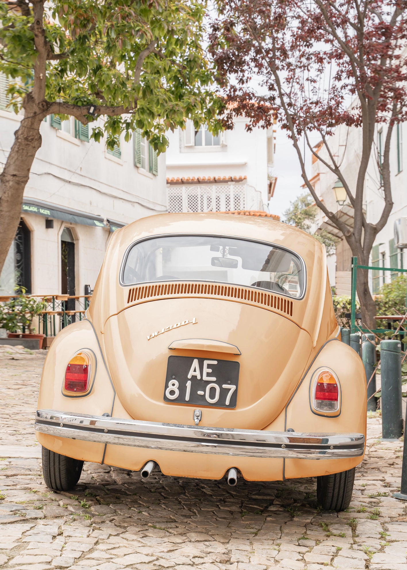 Canvastavla - Vintage Beetle