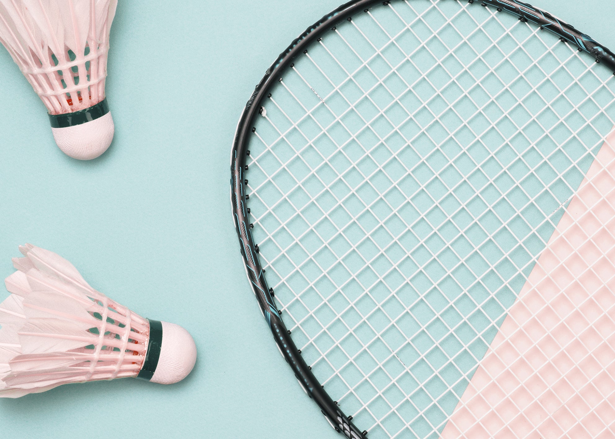 Canvastavla - Badminton