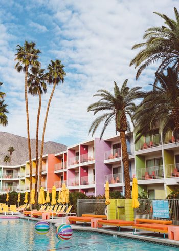 Canvastavla - Colorful Resort