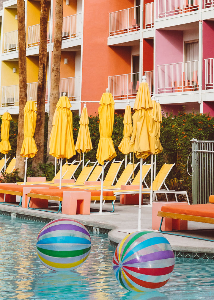 Canvastavla - Colorful Resort