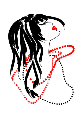 Poster - Red necklace
