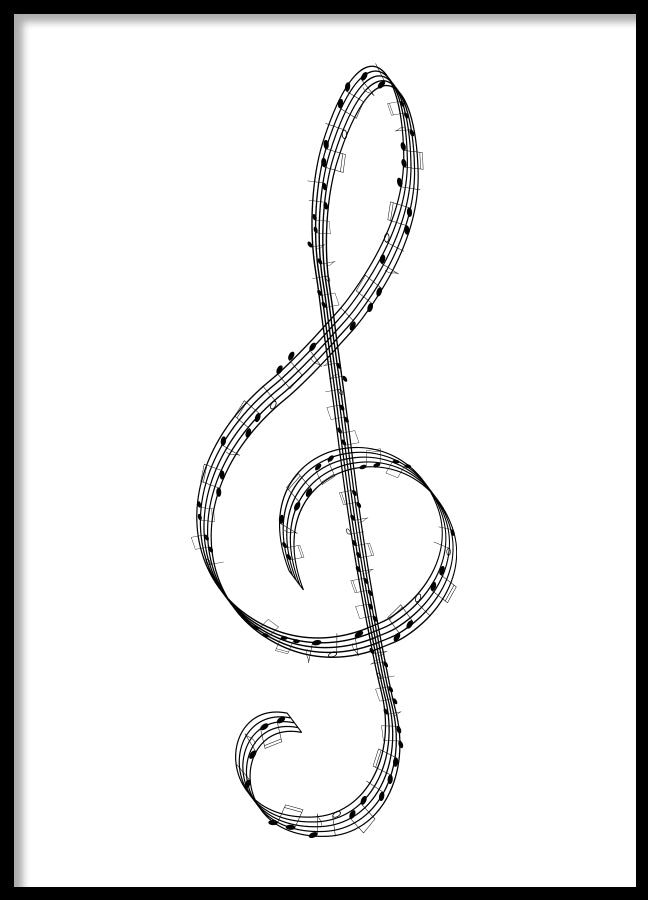 Poster - Music note