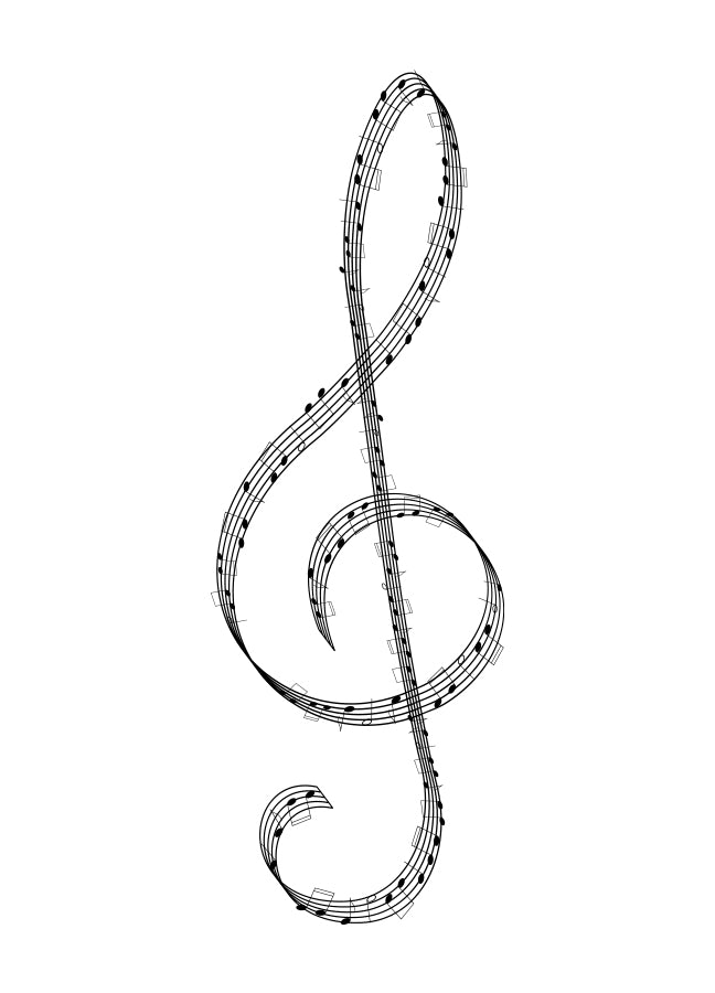 Poster - Music note