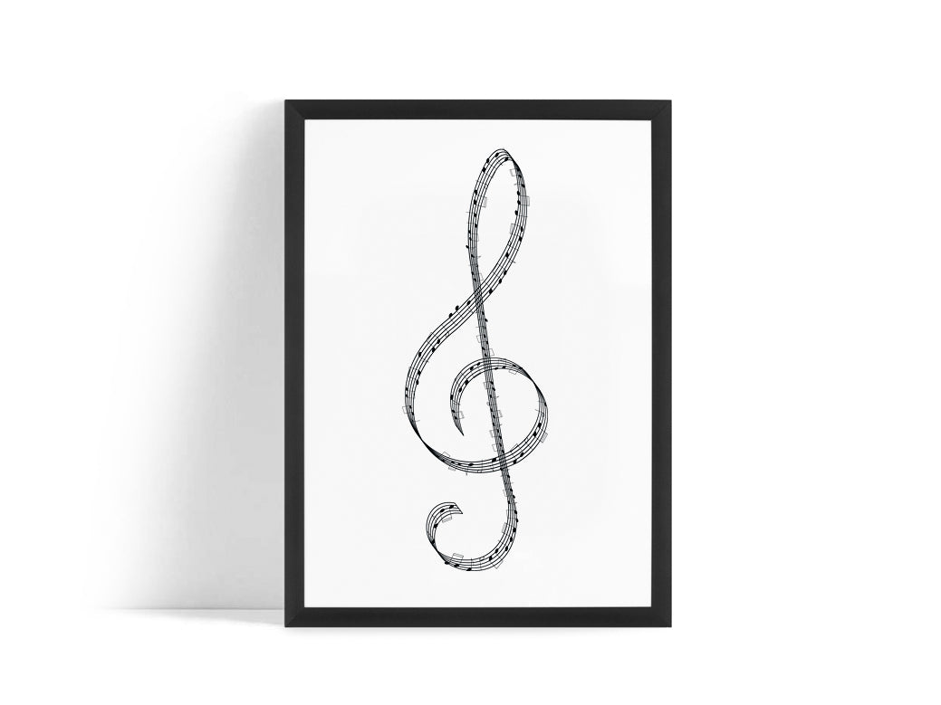 Poster - Music note