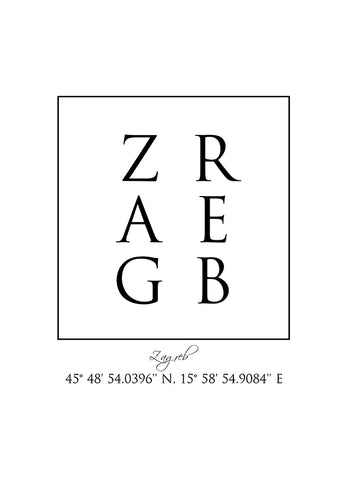 Poster - Zagreb Coordinates