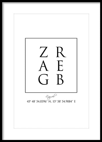 Poster - Zagreb Coordinates