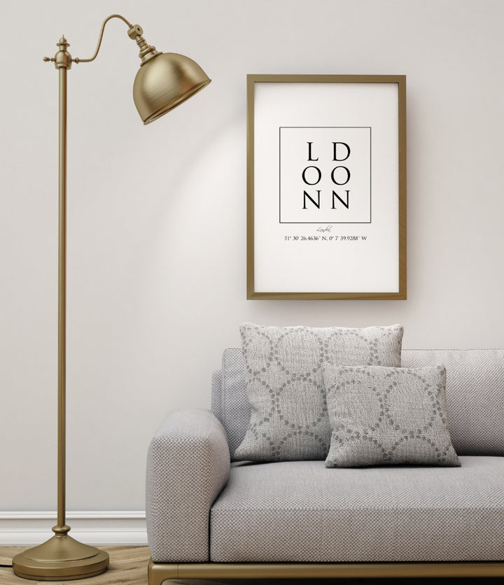 Poster - London Coordinates