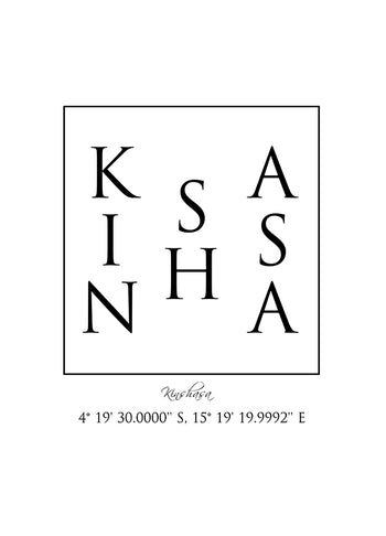 Poster - Kinshasa Coordinates