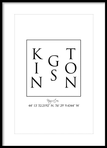 Poster - Kingston Coordinates