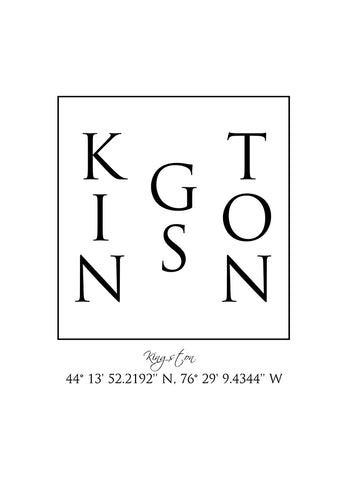 Poster - Kingston Coordinates