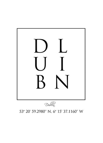 Poster - Dublin Coordinates