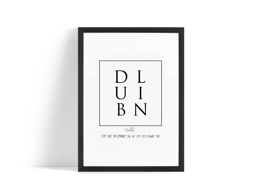 Poster - Dublin Coordinates