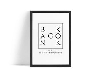 Poster - Bangkok Coordinates