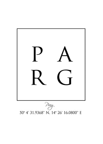 Poster - Prague Coordinates