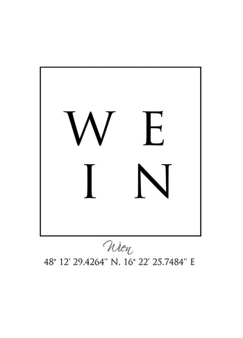 Poster - Wien Coordinates
