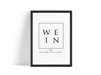 Poster - Wien Coordinates