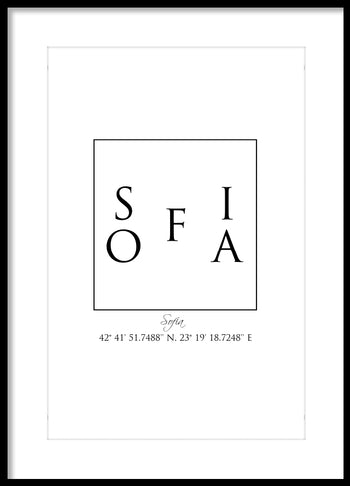 Poster - Sofia Coordinates