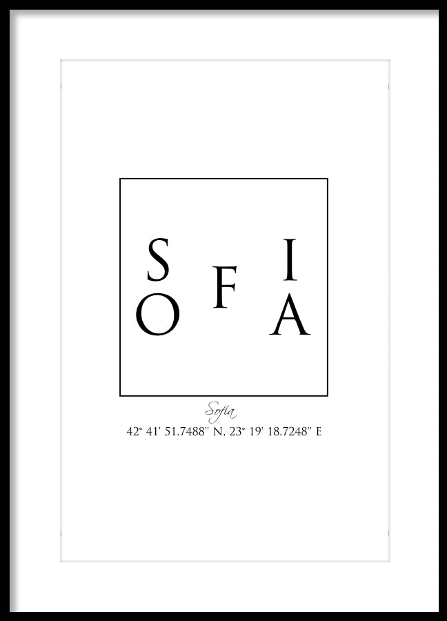 Poster - Sofia Coordinates