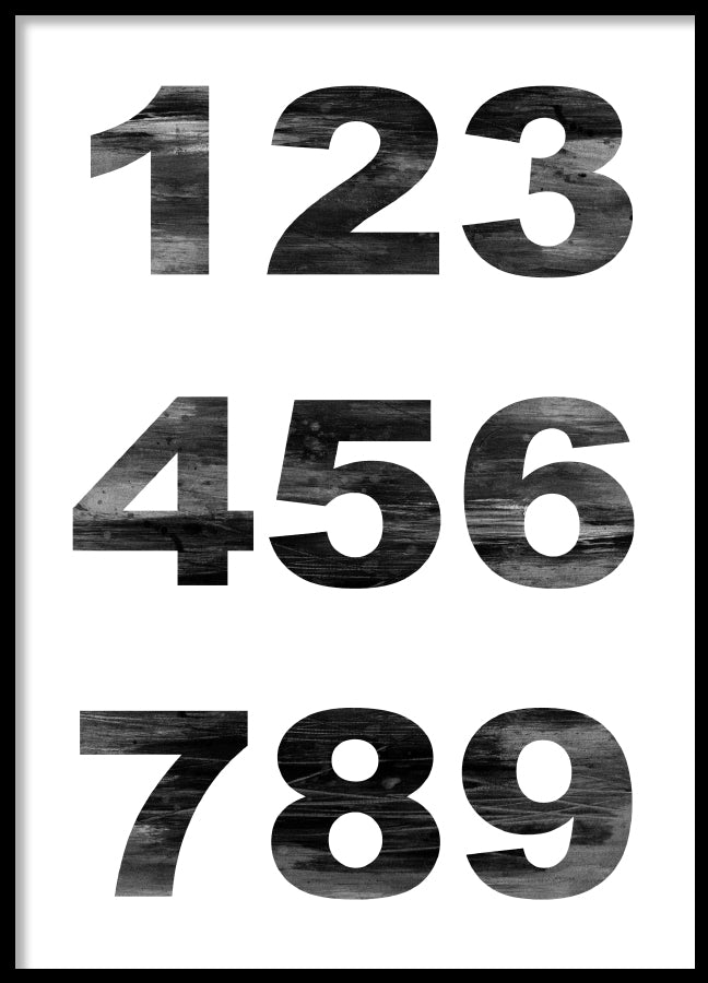 Poster - Numbers