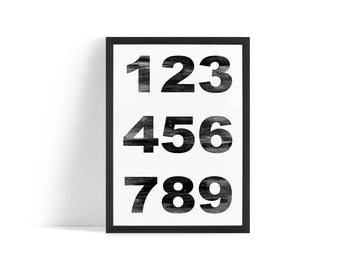 Poster - Numbers