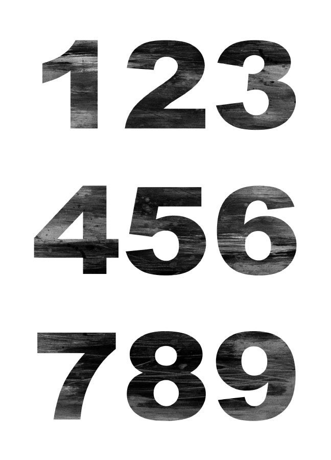 Poster - Numbers