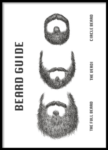Poster - Beard Guide