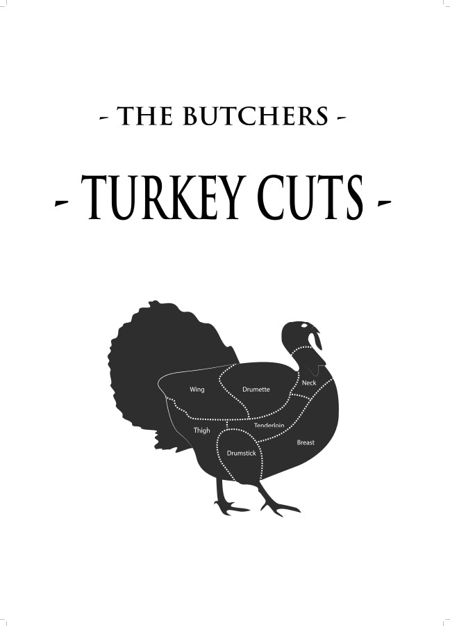 Poster - Turkey cuts
