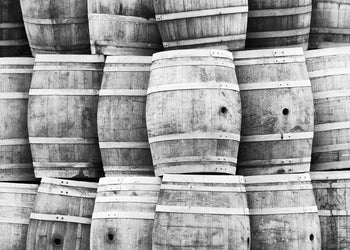 Canvastavla - Wine Barrels