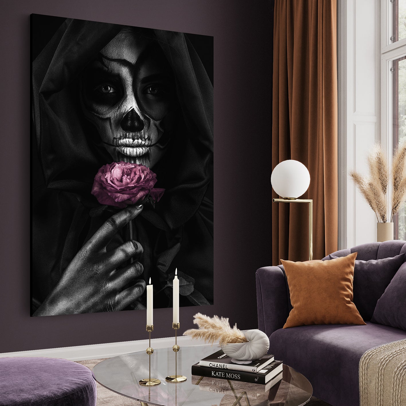 Canvastavla - Rose of Death