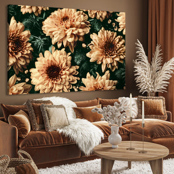 Canvastavla - Baroque Flowers