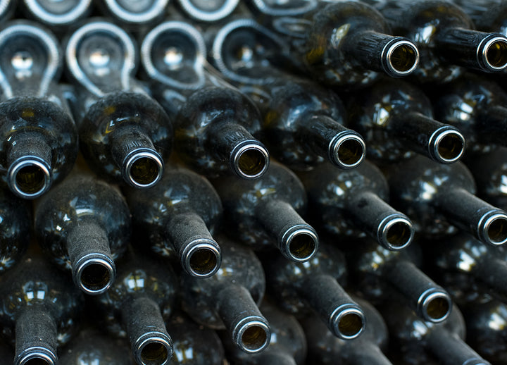 Canvastavla - Wine bottles