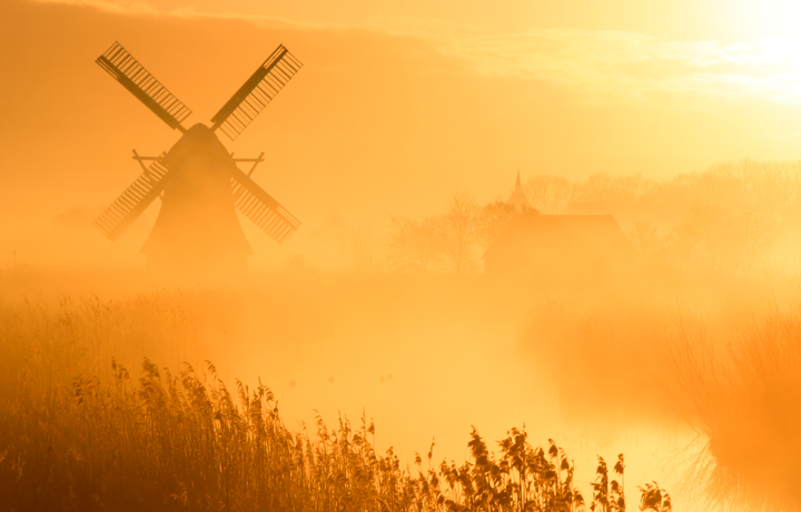 Canvastavla - Windmill