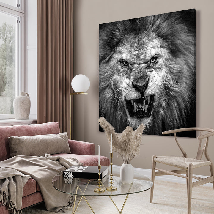 Canvastavla - Lion