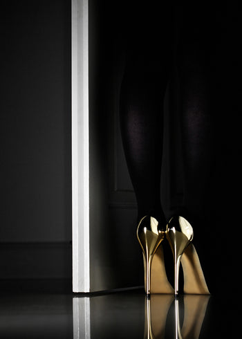 Canvastavla - Golden Heels