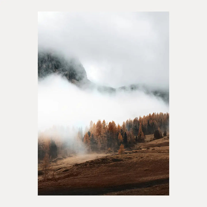Poster - Hazy Mountains
