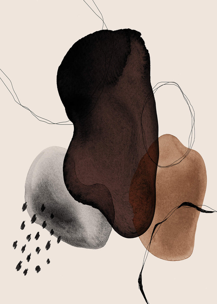 Canvastavla - Circle Graphic No1