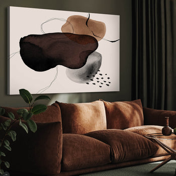 Canvastavla - Circle Graphic No1