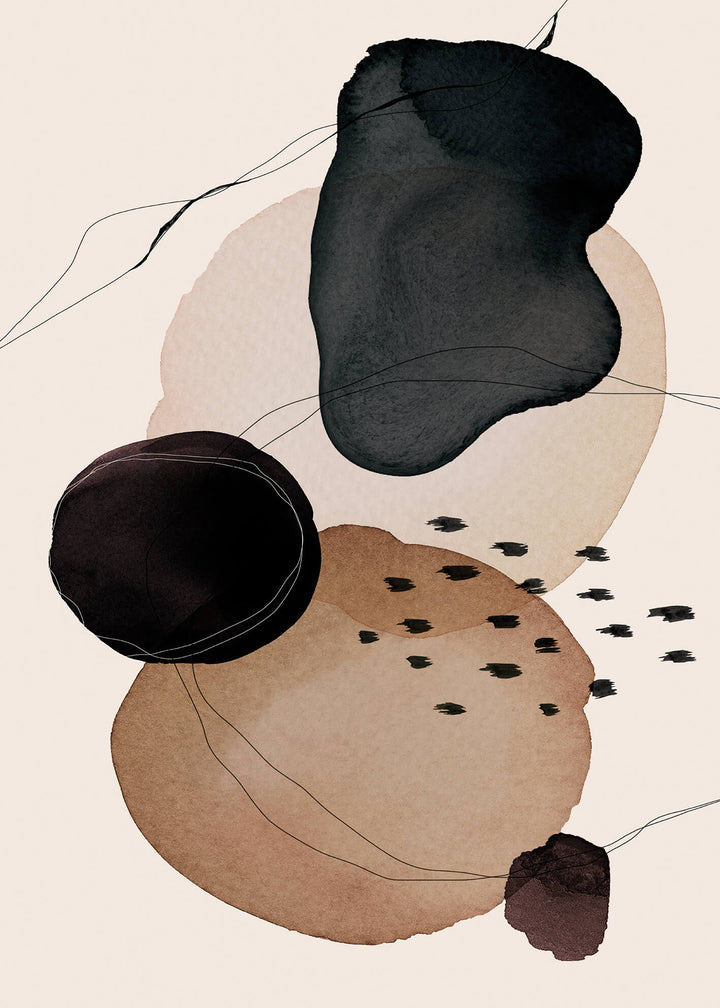 Canvastavla - Circle Graphic No2