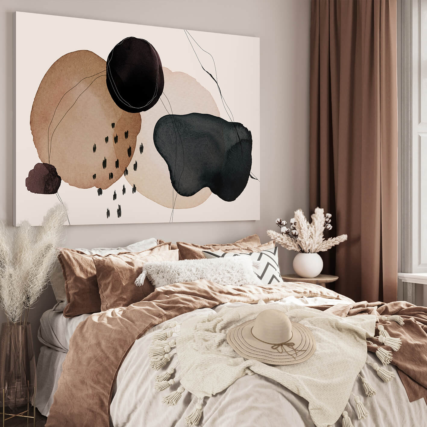 Canvastavla - Circle Graphic No2