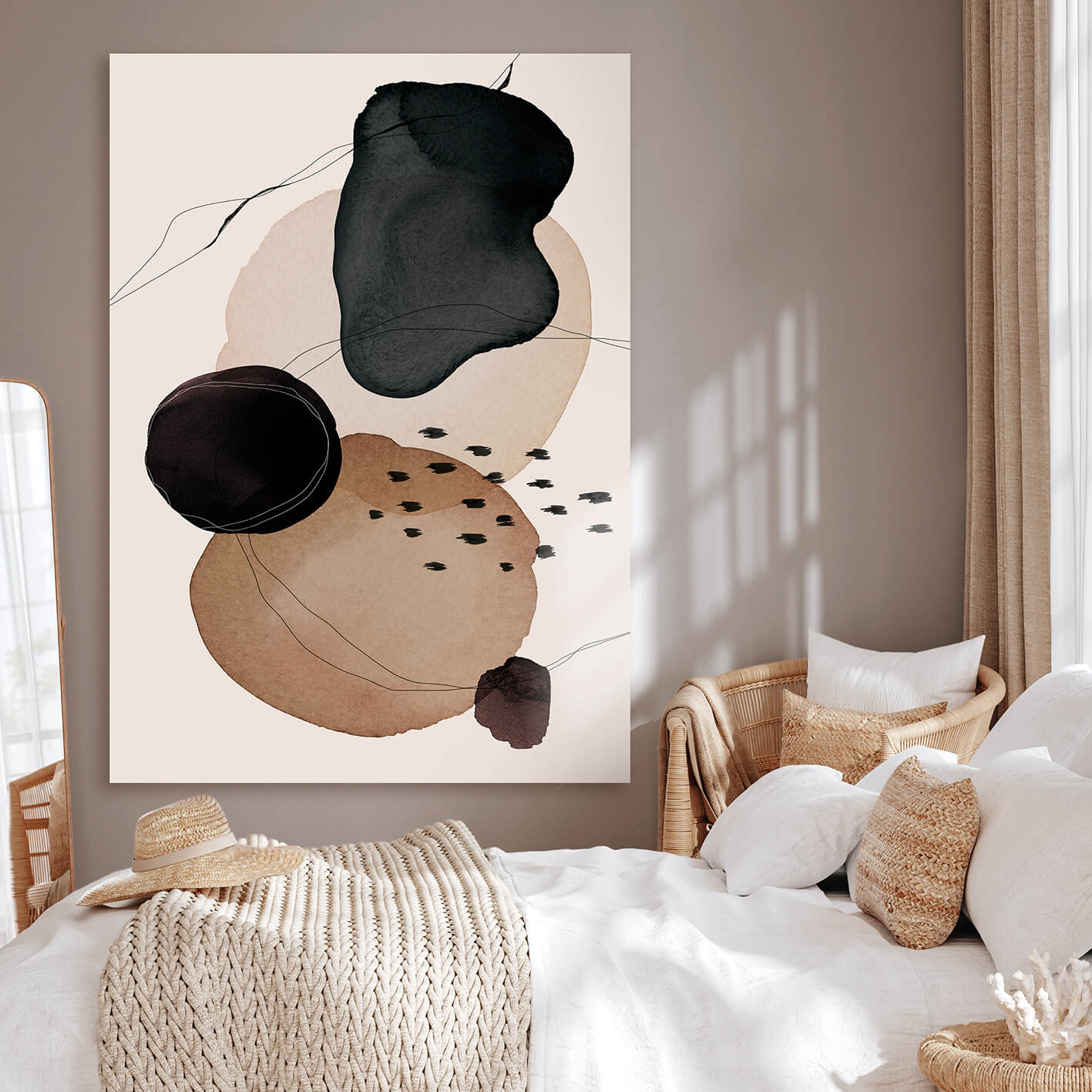 Canvastavla - Circle Graphic No2