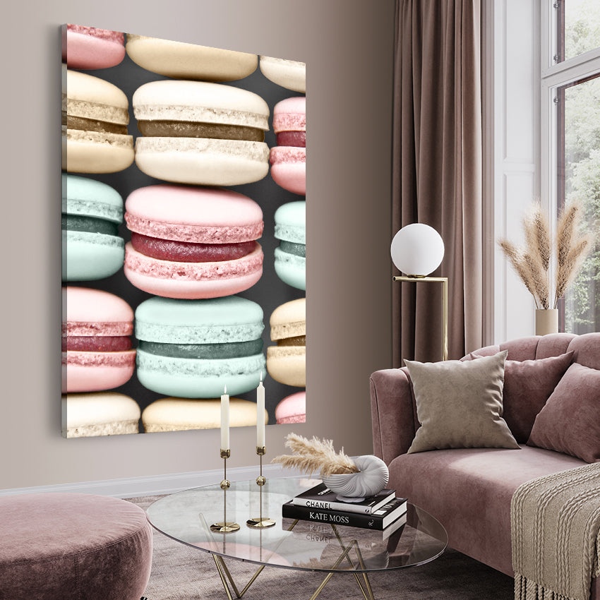 Canvastavla - Macarons