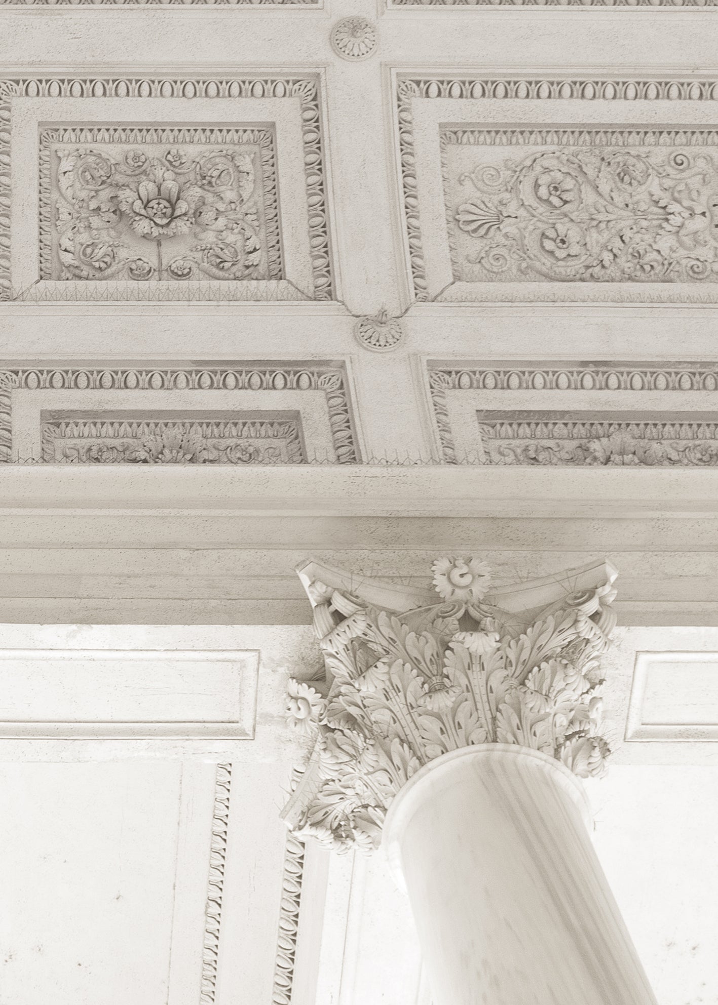 Canvastavla - Marble Columns