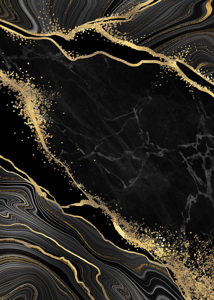 Canvastavla - Golden Veins