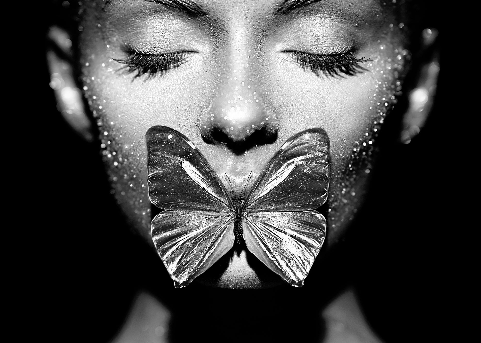 Canvastavla - Love is like a butterfly