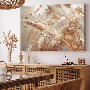 Canvastavla - Pampas Grass Close Up