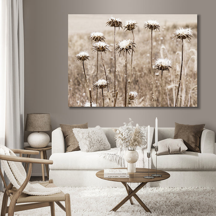 Canvastavla - Thistle Plants