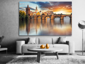 Canvastavla - Charles Bridge