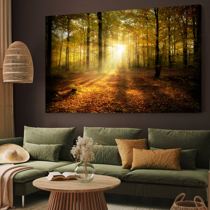 Canvastavla - Summer forest